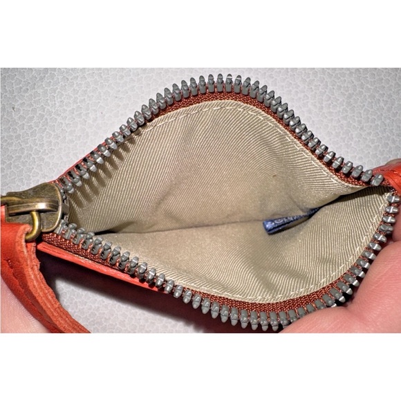 American Leather Co. Kansas Leather Crossbody with Coin Purse Brown/Red/Rust - Picture 13 of 14